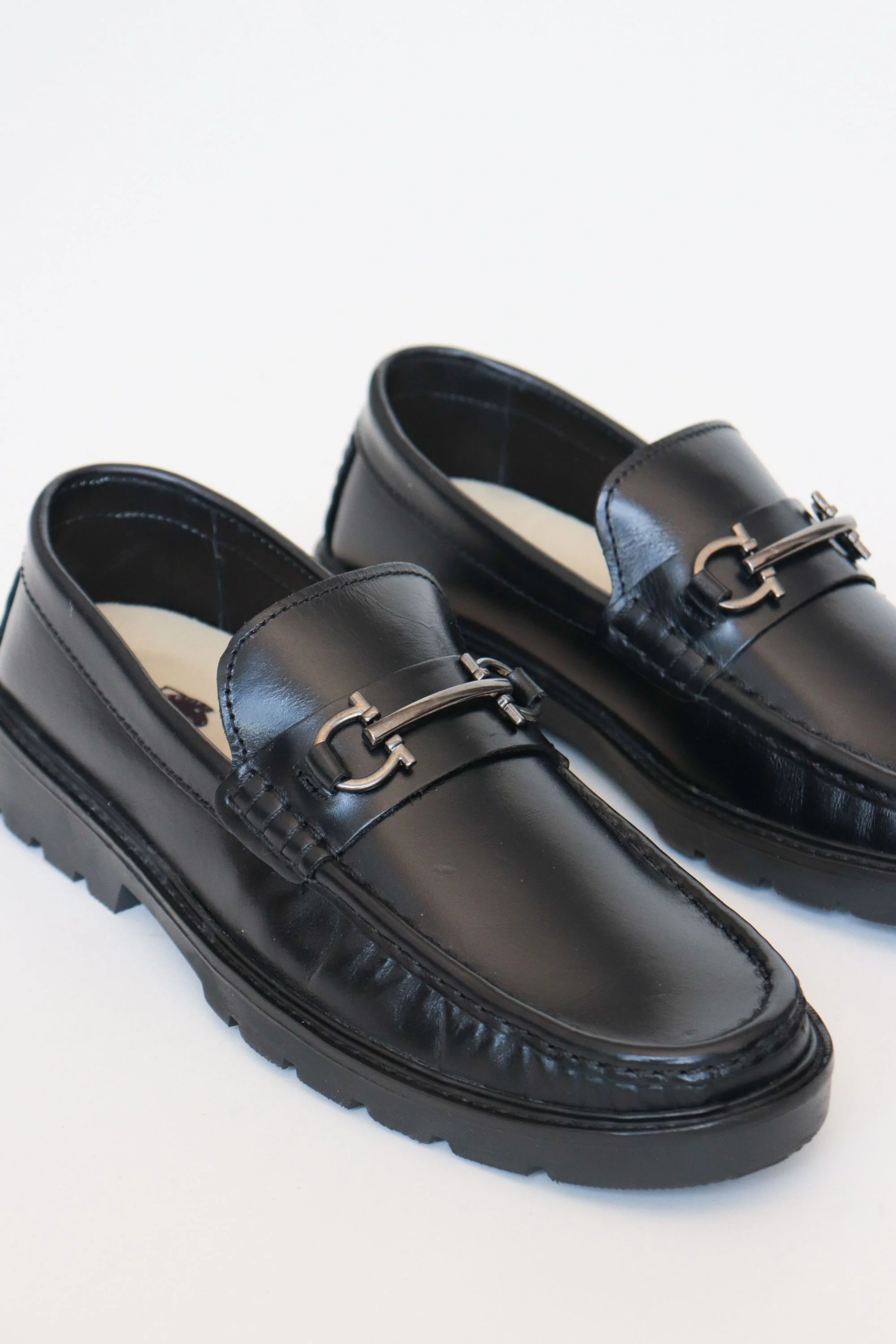 MOCASIN TIAGO PARA HOMBRE EN CUERO NEGRO / REF 663 - Image 6