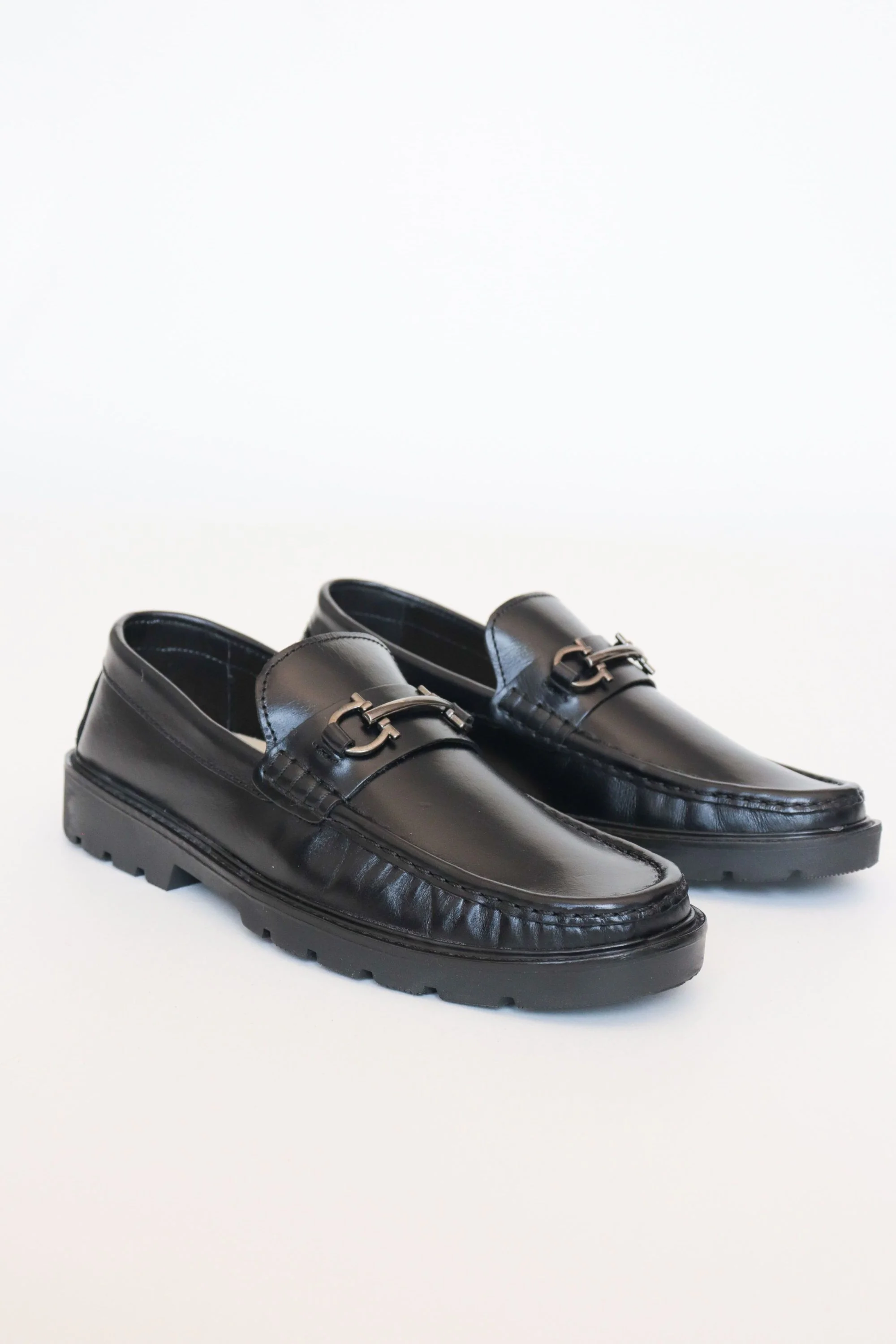 MOCASIN TIAGO PARA HOMBRE EN CUERO NEGRO / REF 663 - Image 7