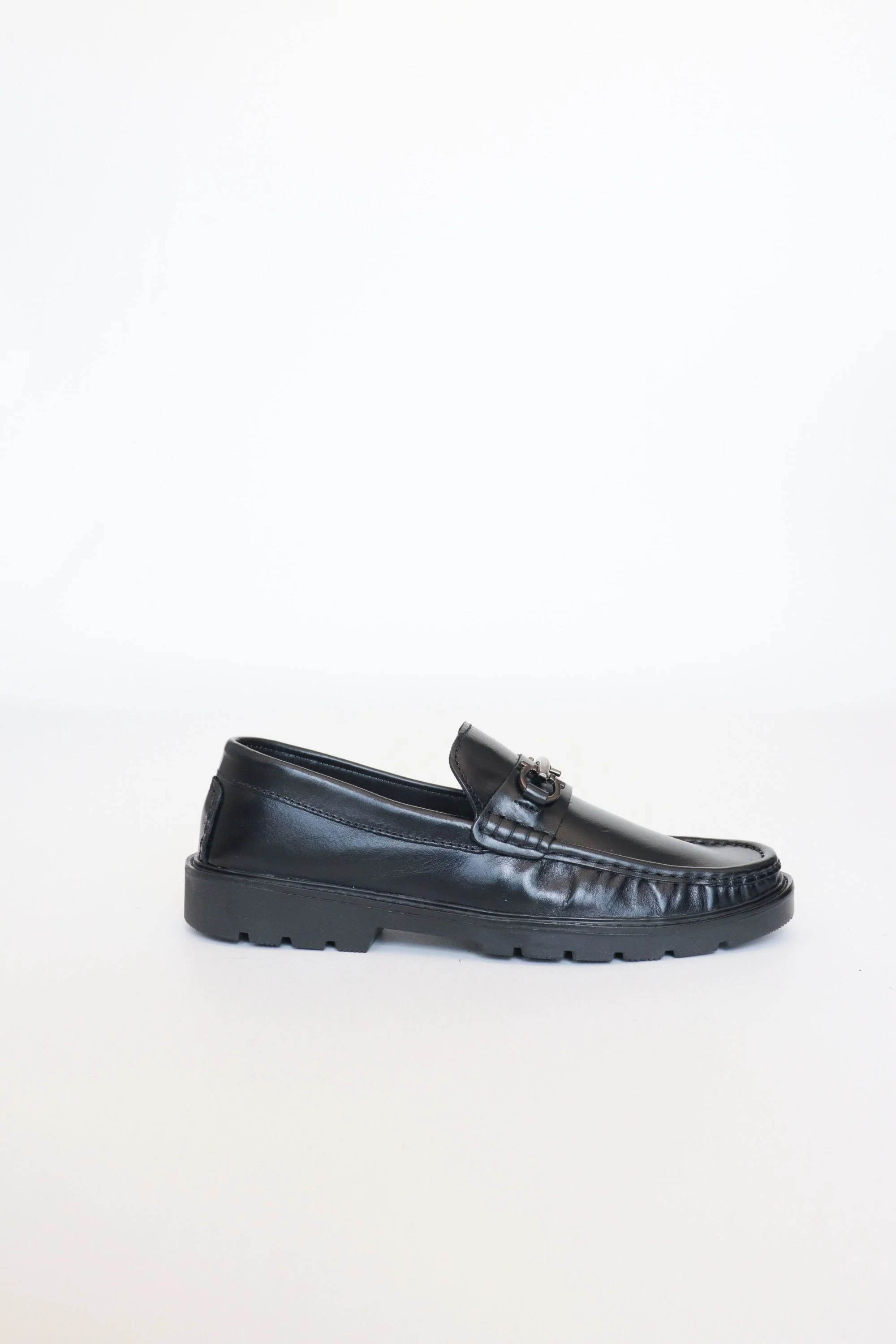 MOCASIN TIAGO PARA HOMBRE EN CUERO NEGRO / REF 663 - Image 8