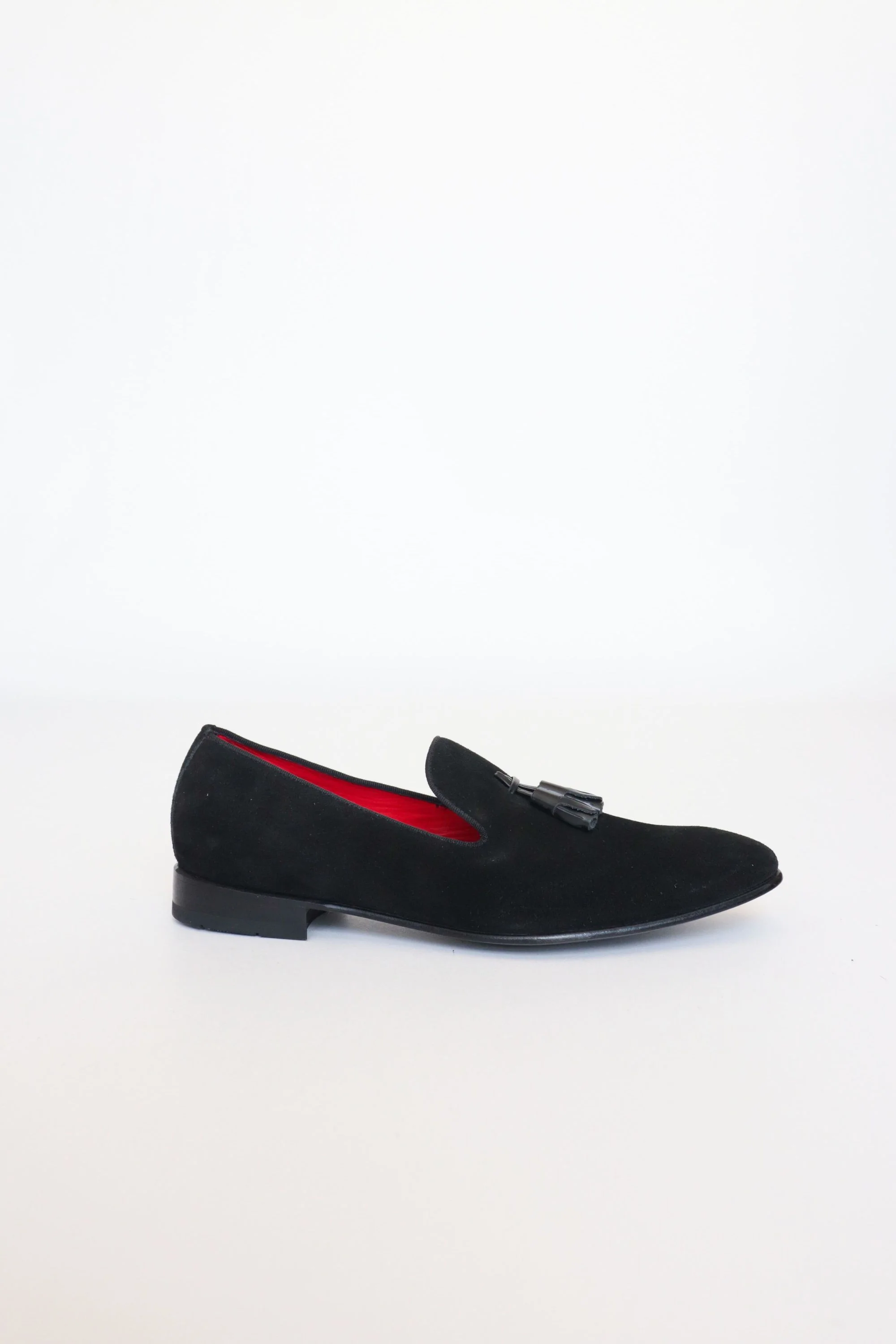 SLIPPERS BASILIO EN CUERO CARNAZA NEGRO PARA HOMBRE  / REF: LUZ 1707 - Image 5
